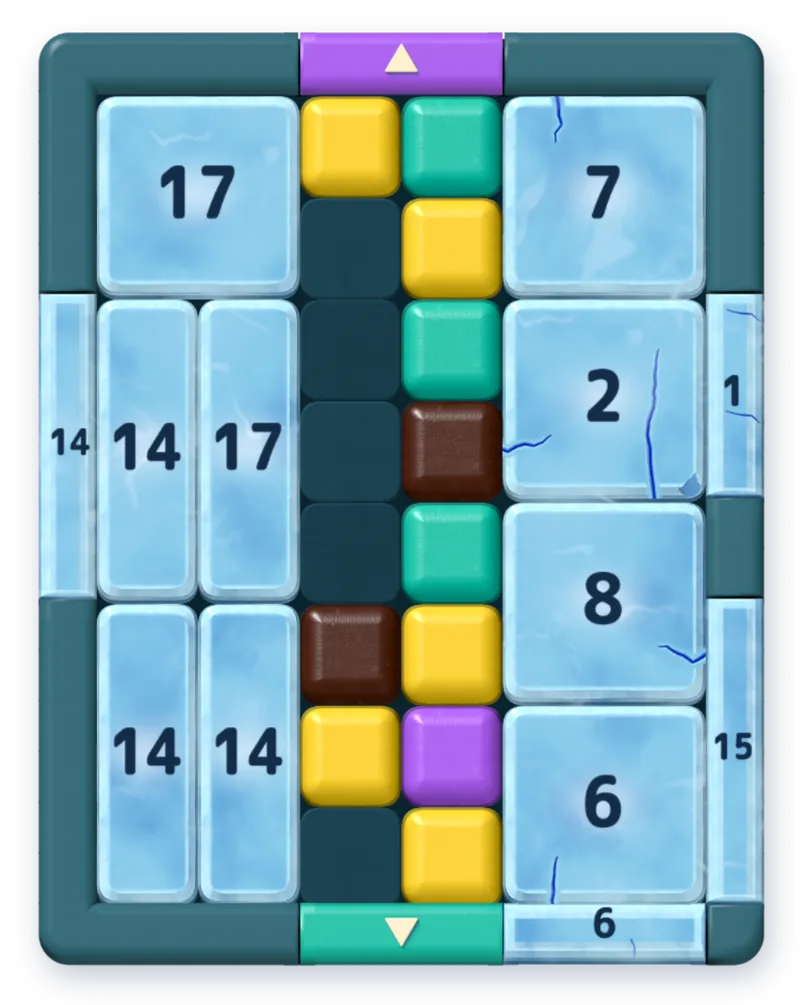 The board after move 15.