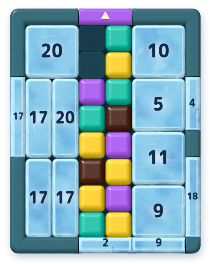 The board after move 5.