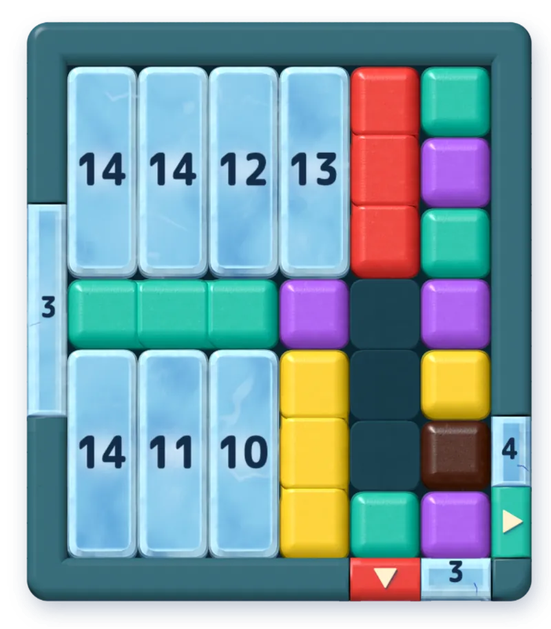 The board after move 10.