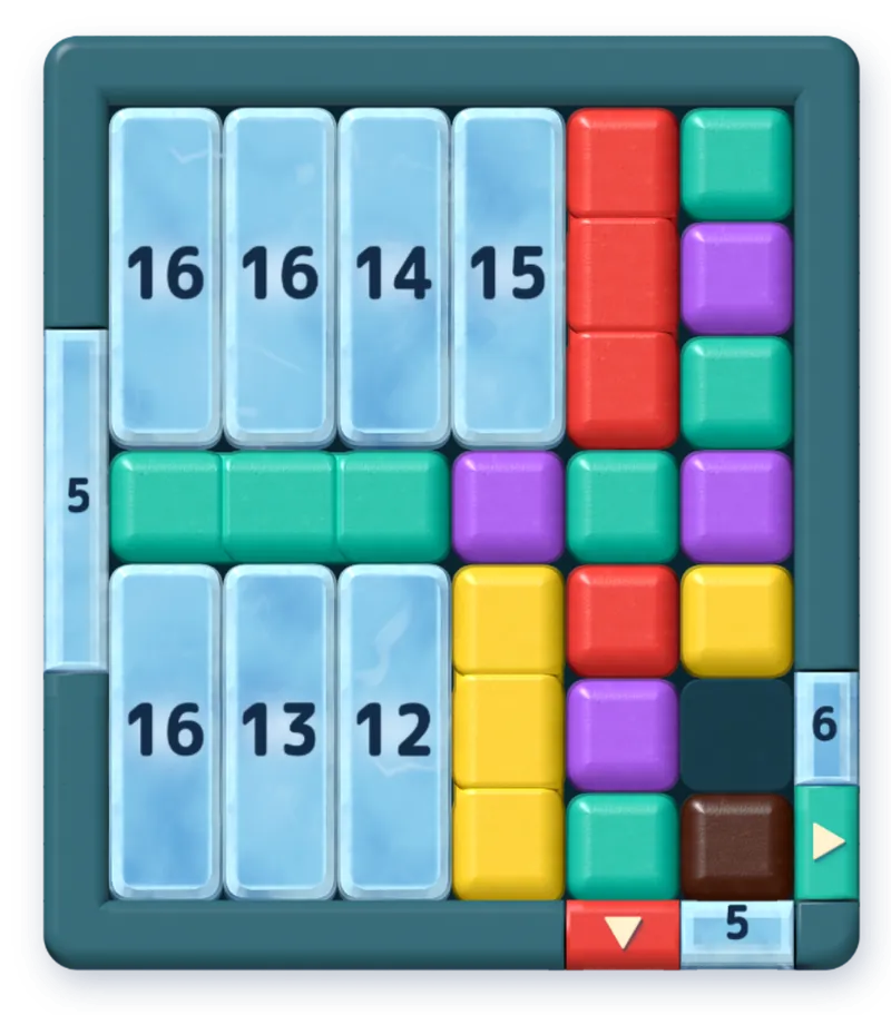 The board after move 5.