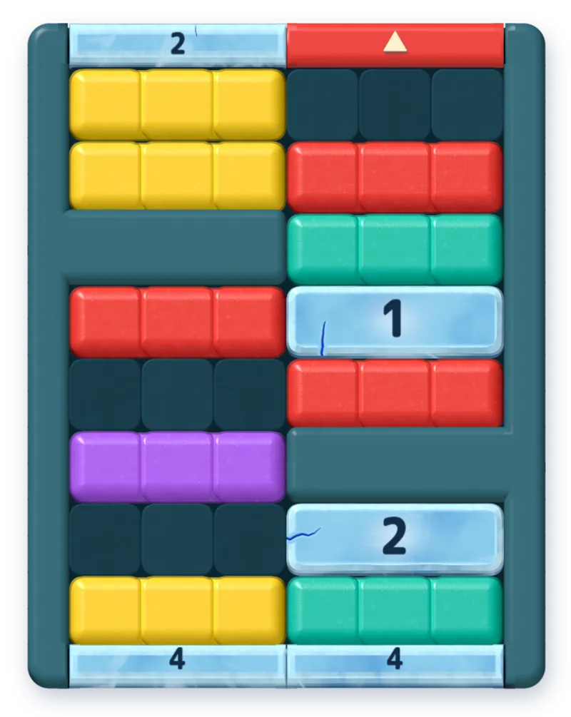 The board after move 5.