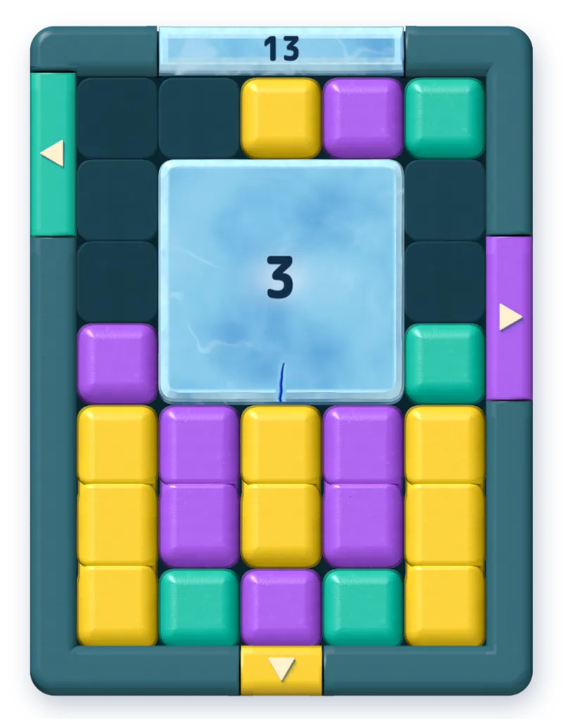 The board after move 10.