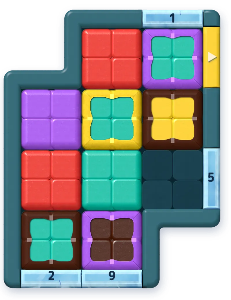 The board after move 5.