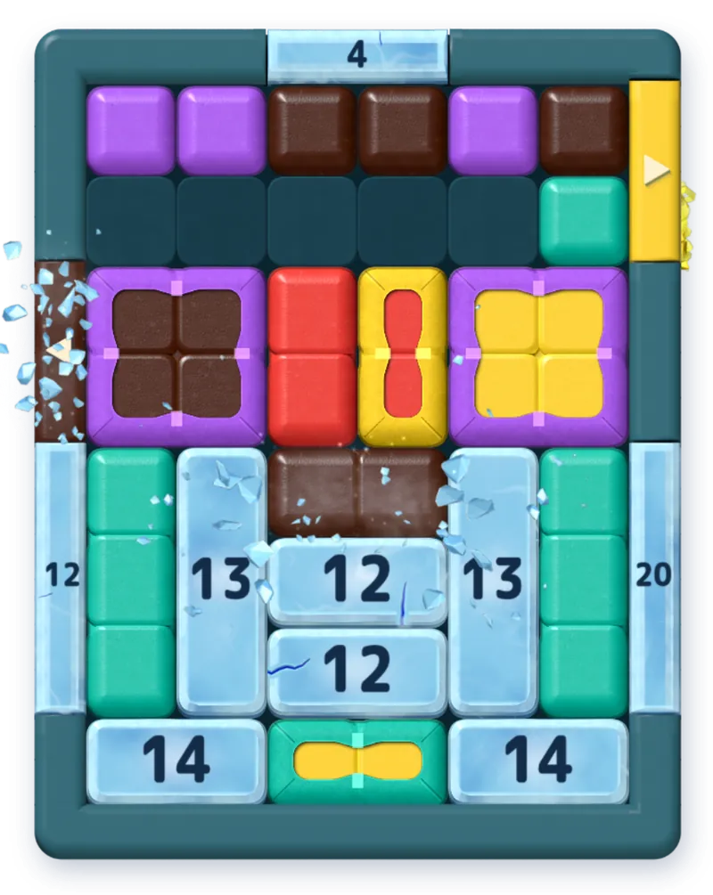 The board after move 15.