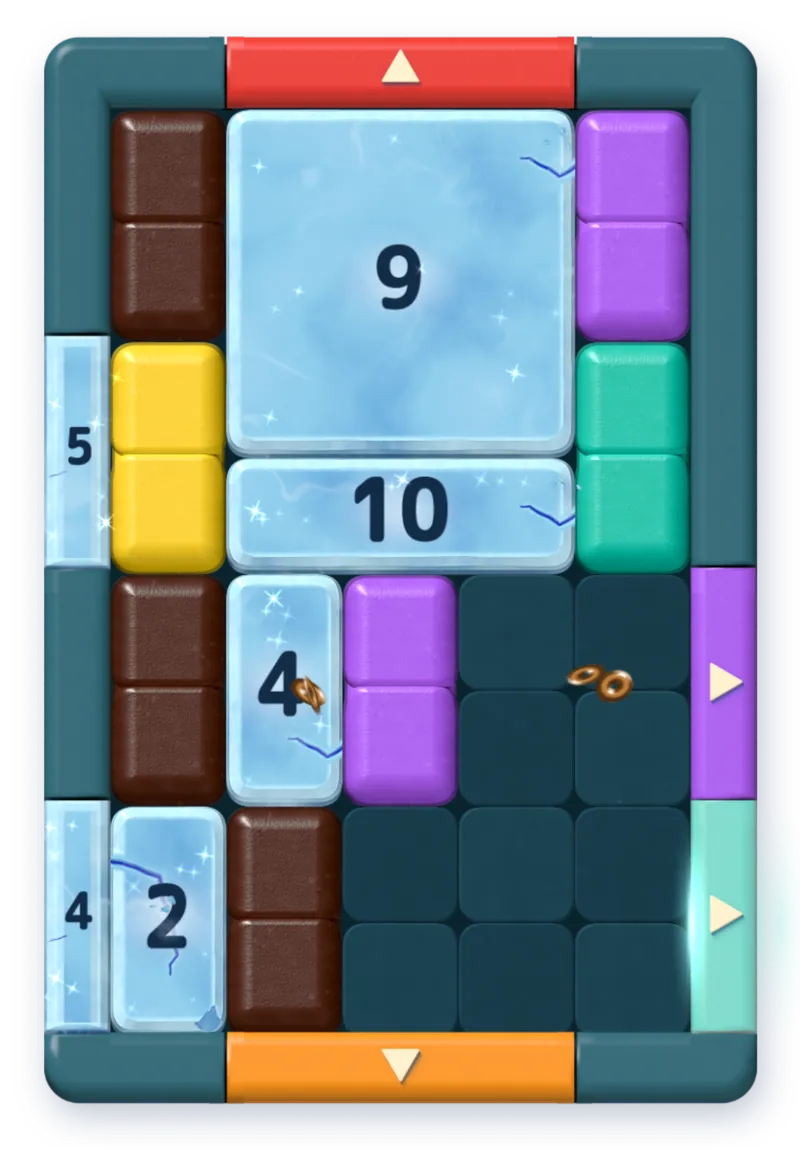 The board after move 5.