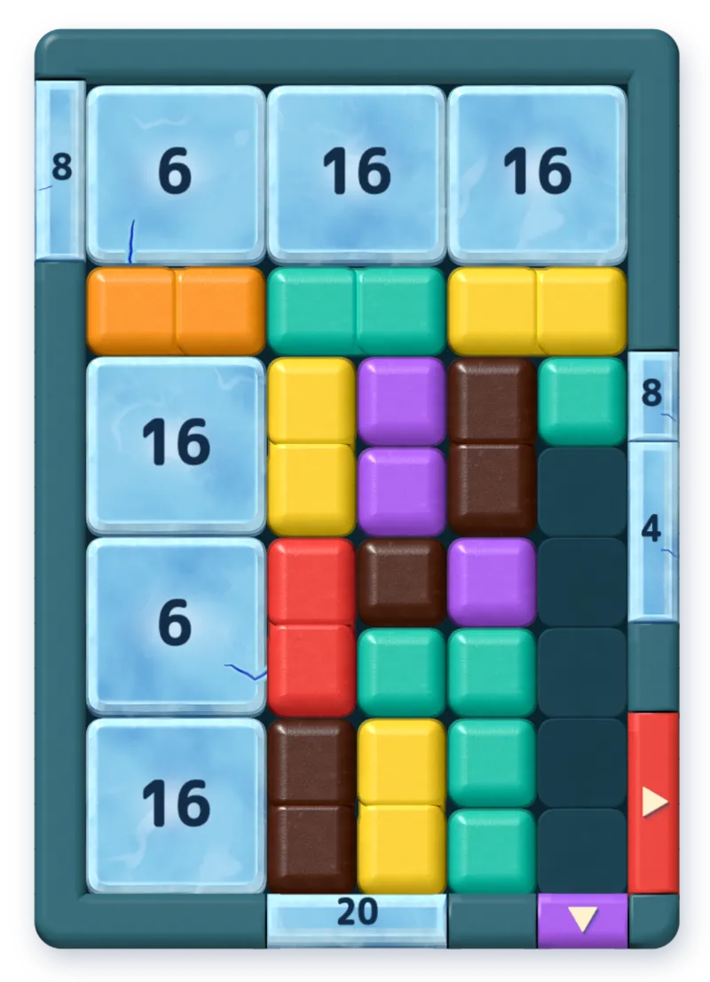The board after move 20.
