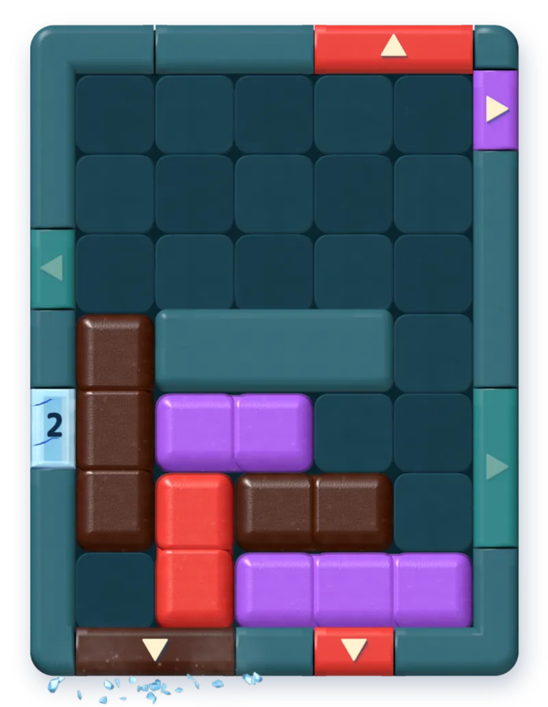 The board after move 15.
