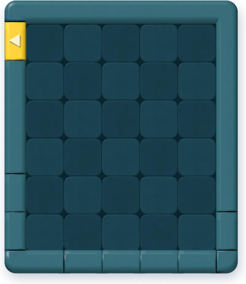 The board after move 18.