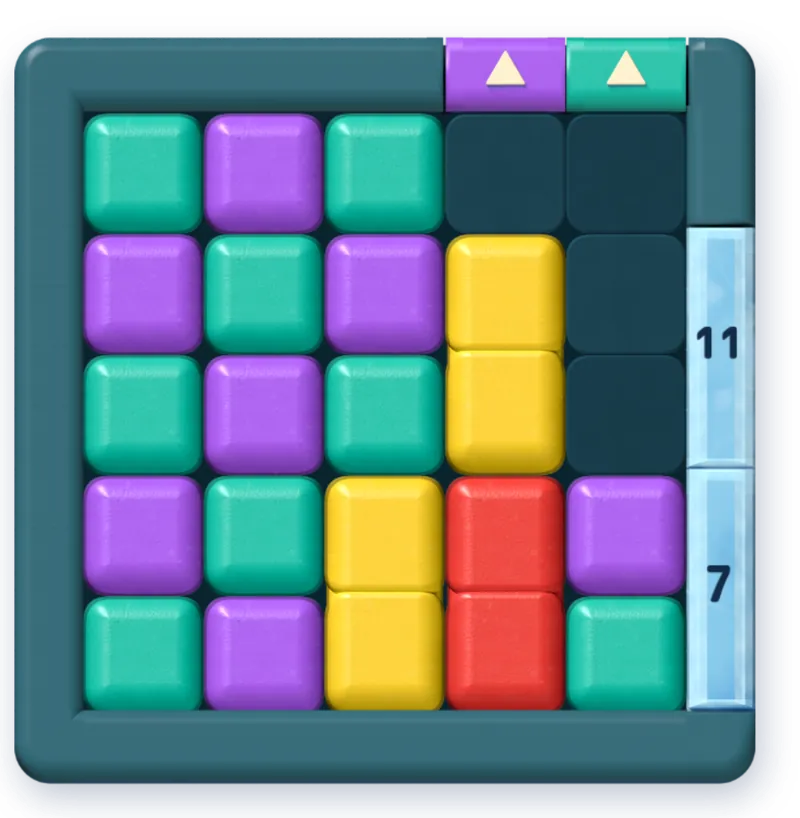 The board after move 10.