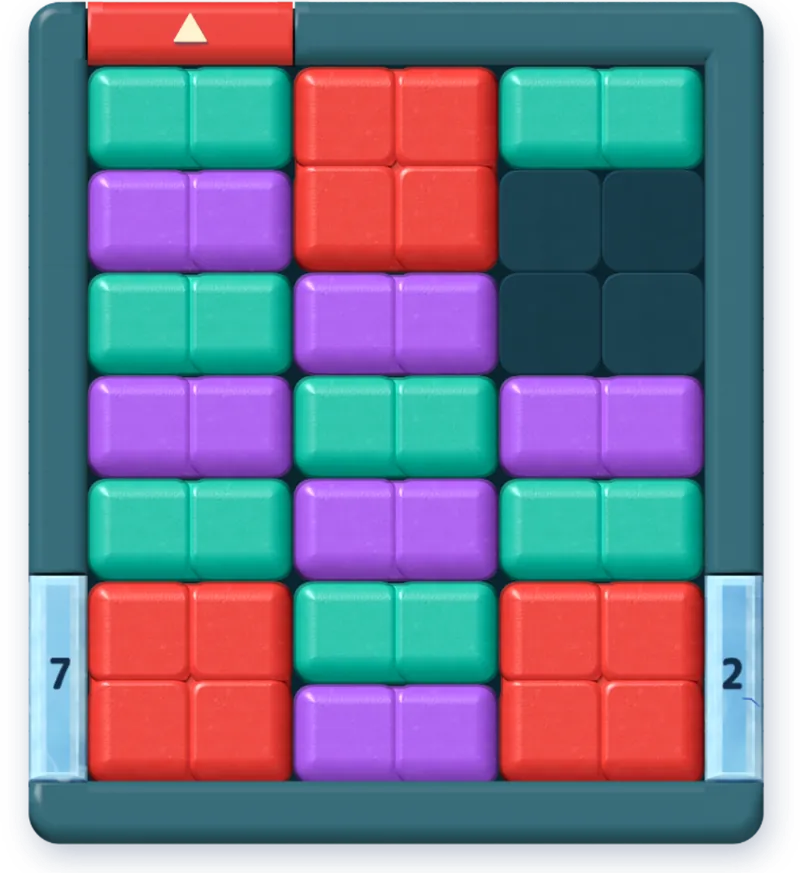 The board after move 5.